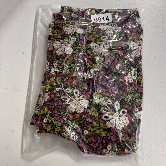 Leyden Women's Embroidered Ditsy Floral Pull-On Mini Skater Skirt Size L - Picture 7 of 7